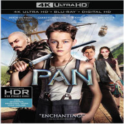 Pan (팬) (한글무자막)(4K Ultra HD + Blu-ray + Digital HD)