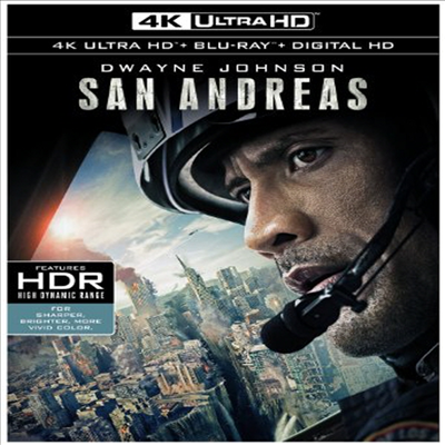 San Andreas (샌 안드레아스) (한글무자막)(4K Ultra HD + Blu-ray + Digital HD)