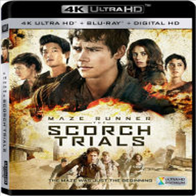Maze Runner: The Scorch Trials (메이즈 러너: 스코치 트라이얼) (한글무자막)(4K Ultra HD + Blu-ray + Digital HD)