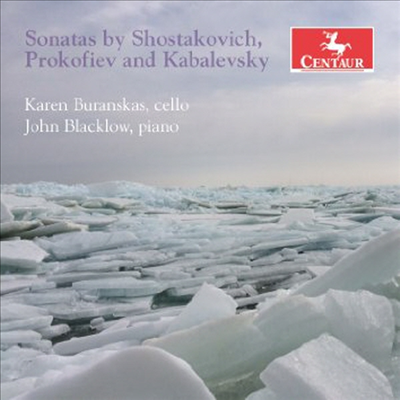 쇼스타코비치, 프로코피에프, 카바레프스키: 첼로 소나타 (Shostakovich Prokofiev & Kabalevsky: Cello Sonatas)(CD) - Karen Buranskas