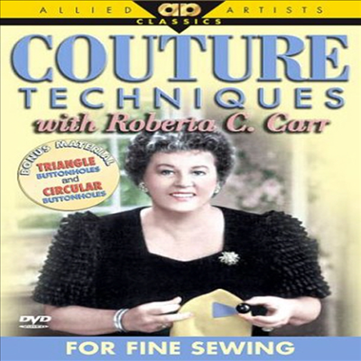 Couture Techniques For Fine Sewing (소잉)(지역코드1)(한글무자막)(DVD)