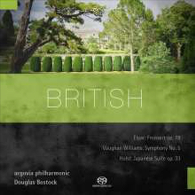 영국의 관현악 작품집 - 홀스트: 일본 모음곡 &amp; 본 윌리엄스: 교향곡 5번 (British Orchsetral Works - Holst: Japanese Suite Op. 33 &amp; Vaughan Williams: Symphony No.5) (SACD Hybrid) - Douglas Bostock