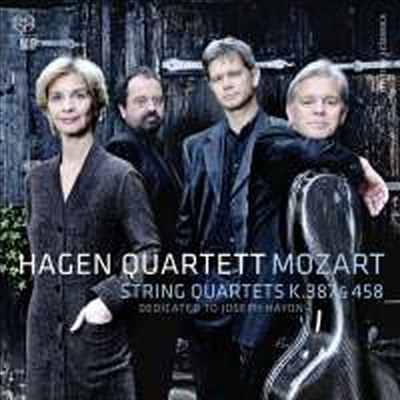 모차르트: 현악 사중주 14번 &#39;봄&#39; &amp; 17번 &#39;사냥&#39;(Mozart: String Quartets Nos.14 &#39;Spring&#39; &amp; 17 &#39;The Hunt&#39;) (SACD Hybrid) - Hagen Quartet