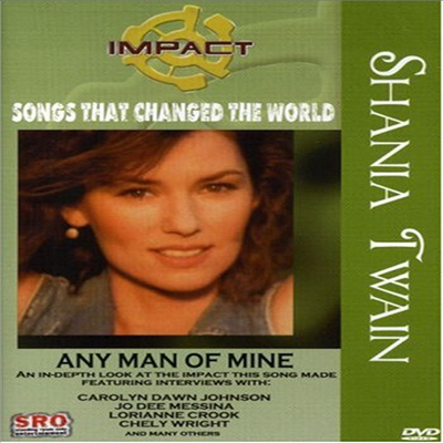 Shania Twain: Any Man Of Mine (샤니아 트웨인)(지역코드1)(한글무자막)(DVD)