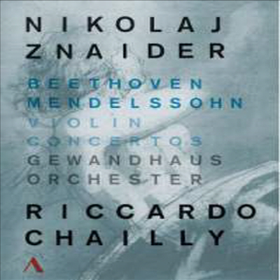 베토벤 &amp; 멘델스존: 바이올린 협주곡 (Beethoven &amp; Mendelssohn: Violin Concertos) (DVD) (2016) - Nikolaj Znaider