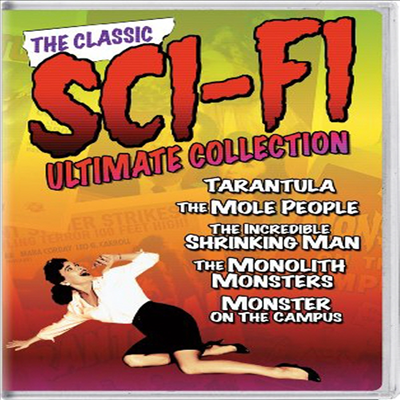 The Classic Sci-Fi Ultimate Collection: Tarantula / The Mole People / The Incredible Shrinking Man / The Monolith Monsters / Monster On The Campus (타란툴라 / 두더지 인간)(지역코드1)(한글무자막)(DVD)