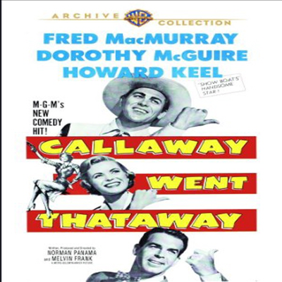 Callaway Went Thataway (캘러웨이) (한글무자막)(DVD)(DVD-R)