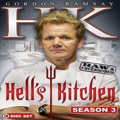 Hell&#39;s Kitchen: Season 3 Raw &amp; Uncensored (고든 램지)(지역코드1)(한글무자막)(DVD)