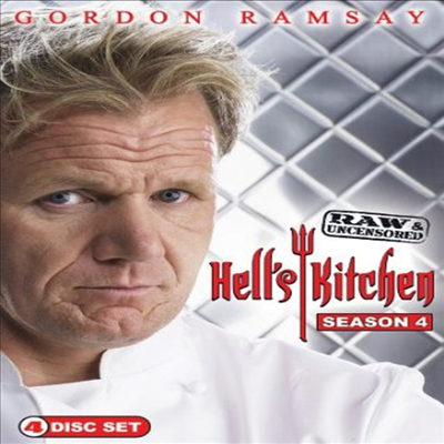 Hell&#39;s Kitchen: Season 4 Raw &amp; Uncensored (고든 램지)(지역코드1)(한글무자막)(DVD)