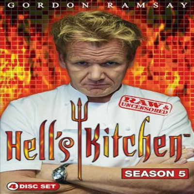 Hell&#39;s Kitchen: Season 5 Raw &amp; Uncensored (고든 램지)(지역코드1)(한글무자막)(DVD)