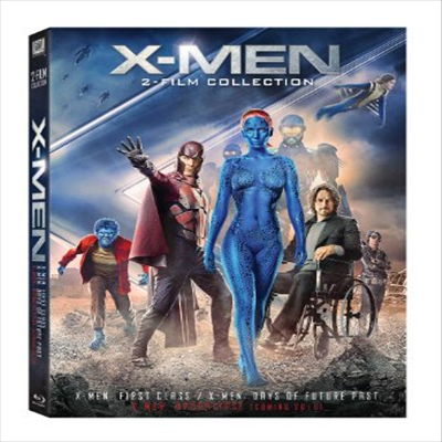 X-Men: First Class / Days Of Future Past (엑스맨: 퍼스트 클래스/엑스맨: 데이즈 오브 퓨처 패스트) (한글무자막)(Blu-ray)