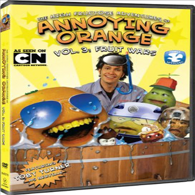 The High Fructose Adventures Of Annoying Orange: Vol. 3 (더 하이 프럭토스 어드벤쳐스 오브 어노잉 오렌지: 볼륨 3)(지역코드1)(한글무자막)(DVD)