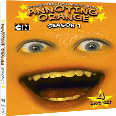 The High Fructose Adventures Of Annoying Orange: Season 1 (더 하이 프럭토스 어드벤쳐스 오브 어노잉 오렌지: 시즌 1)(지역코드1)(한글무자막)(DVD)