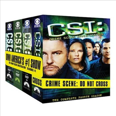 Csi: Complete Seasons 1-4 (CSI)(지역코드1)(한글무자막)(DVD)