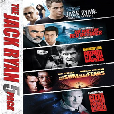 Jack Ryan Movie 5-Pack (잭 라이언)(지역코드1)(한글무자막)(DVD)