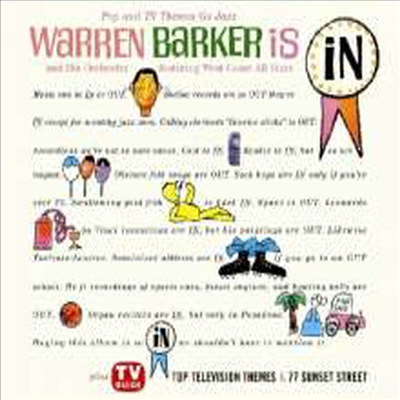 Warren Barker &amp; His Orchestra - Pop &amp; TV Themes Go Jazz (Remastered)(Bonus Track)(Digipack)(CD)