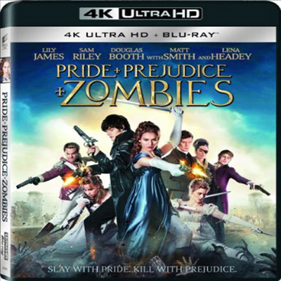 Pride + Prejudice + Zombies (오만과 편견 그리고 좀비) (한글무자막)(4K Ultra HD + Blu-ray)