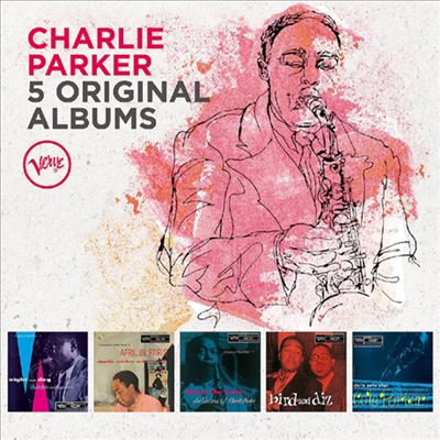 Charlie Parker - 5 Original Albums (With Full Original Artwork) (5CD Box Set)