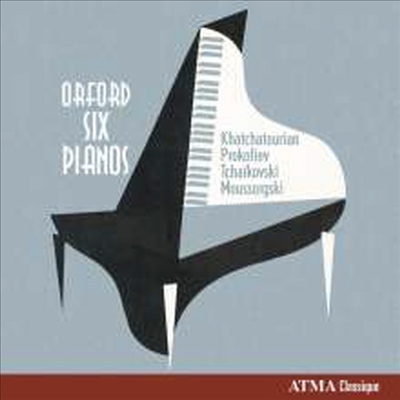 여섯 대의 피아노를 위한 작품 2집 (Orford Six Pianos - Works for Six Pianos Vol.2)(CD) - Orford Six Pianos