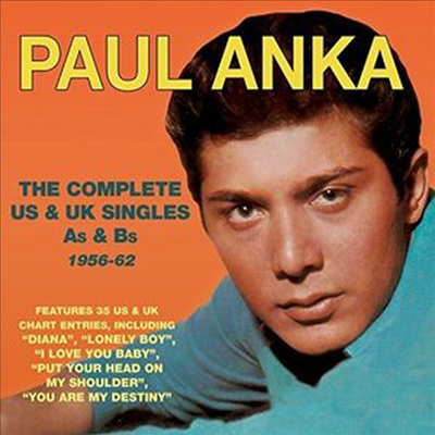 Paul Anka - Complete US &amp; UK Singles As &amp; Bs 1956-62 (2CD)