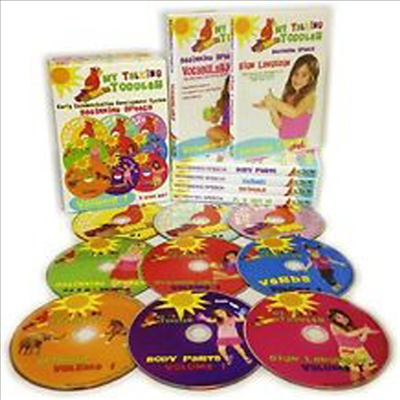 My Talking Toddler Early Communication Development System (지역코드1)(한글무자막)(3세이상 미취학 어린이 영어 의사표현 스피치 프로그램 6 DVD & 3 CD 세트)