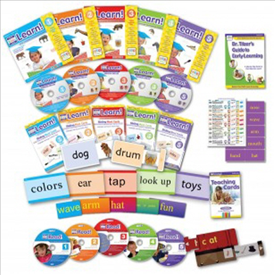 Your Baby Can Learn! English Special Edition Deluxe Kit (지역코드1)(한글무자막)(3세이상 미취학 어린이 영어 어휘 학습 & 리딩 프로그램 10 DVD 세트)