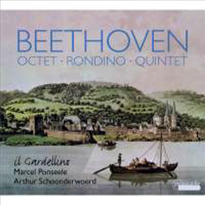 베토벤: 팔중주 &amp; 목관을 위한 오중주 (Beethoven: Octet and Quintet for Winds)(CD) - Arthur Schoonderwoerd