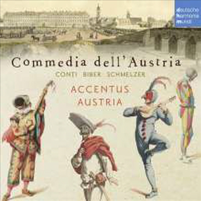 17세기 &amp; 18세기 오스트리아의 궁정 음악 (Commedia dell&#39; Austria - Musik am Wiener Hof des 17. &amp; 18. Jahrhunderts)(CD) - Accentus Austria