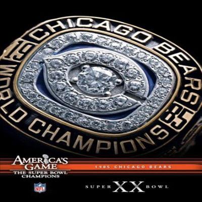 NFL: America&#39;s Game - 1985 Chicago Bears (Super Bowl XX) (NFL 아메리카 게임 슈퍼볼) (지역코드1)(한글무자막)(DVD-R)