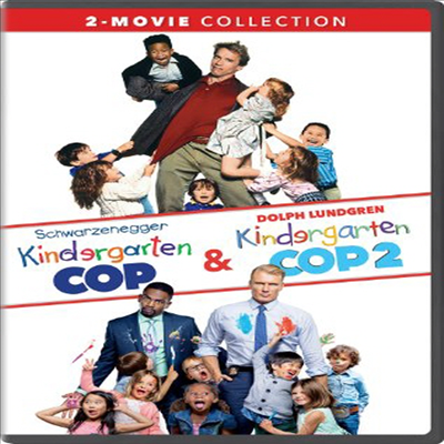 Kindergarten Cop &amp; Kindergarten Cop 2: 2-Movie Collection (유치원에 간 사나이)(지역코드1)(DVD)