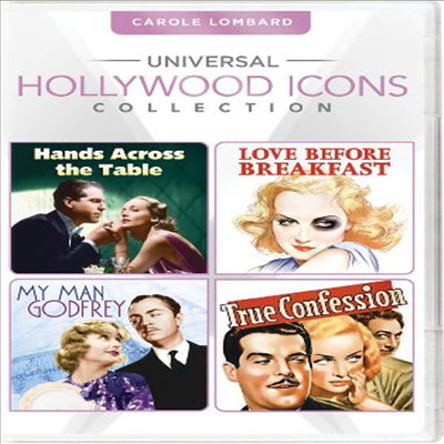 Universal Hollywood Icons Collection: Carole Lombard (Hands Across the Table / Love Before Breakfast / My Man Godfrey / True Confessions) (유니버설 헐리우드 아이콘)(지역코드1)(한글무자막)(DVD)