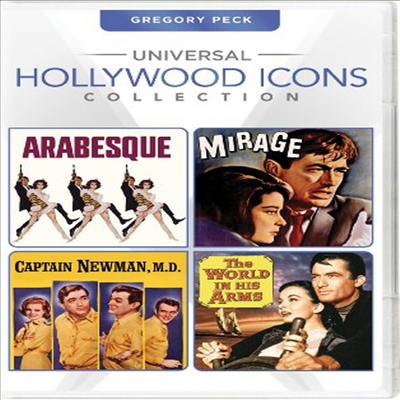 Universal Hollywood Icons Collection: Gregory Peck - Arabesque / Mirage / Captain Newman, M.D. / The World In His Arms (아라베스크 / 신기루)(지역코드1)(한글무자막)(DVD)