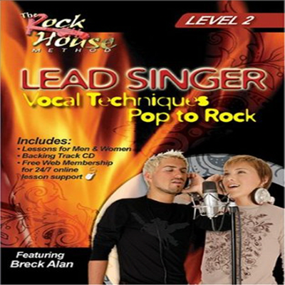 Breck Alan, Lead Singer Vocal Techniques Pop to Rock Level 2(지역코드1)(한글무자막)(DVD)