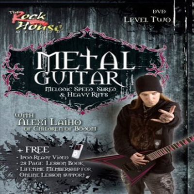 Alexi Laiho of Children of Bodom, Melodic Speed, Shred &amp; Heavy Riffs Level 2 (알렉시 라이호 기타)(한글무자막)(DVD)