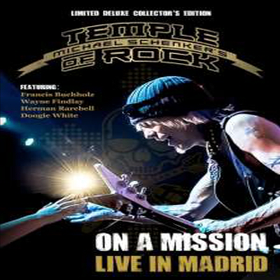 Michael Schenker&#39;s Temple of Rock - On A Mission: Live In Madrid (Ltd. Deluxe Edit)(2Blu-ray+2CD)(Blu-ray)(2016)