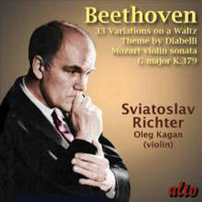 베토벤: 디아벨리 변주곡, 모차르트: 바이올린 소나타 27번 (Beethoven: Diabelli Variations Op.120, Mozart: Violin Sonata No.27)(CD) - Sviatoslav Richter