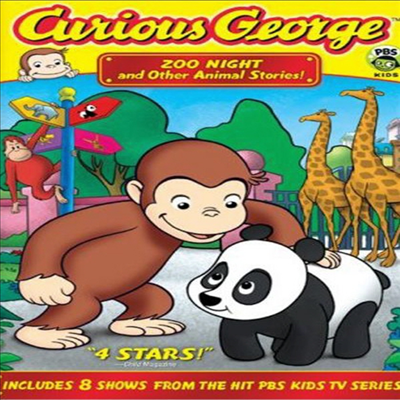 Curious George: Zoo Night &amp; Other Animal Stories (큐어리어스 조지: 주 나잇 앤 어더 애니멀 스토리스)(지역코드1)(한글무자막)(DVD)