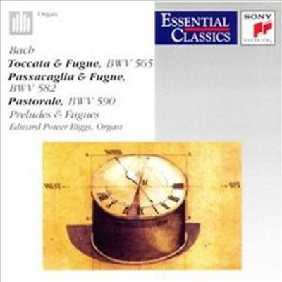 바흐 : 토카타와 푸가 - 유명 오르간 작품집 (Bach : Toccata &amp; Fugue - Famous Organ Works)(CD) - Edward Power Biggs