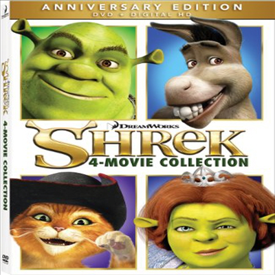 Shrek 4 Movie Collection (슈렉 컬렉션)(지역코드1)(한글무자막)(DVD)