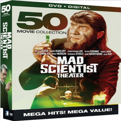 Mad Scientist Theatre - 50 Movie MegaPack (몬스터 사이언티스트 시어터)(지역코드1)(한글무자막)(DVD)