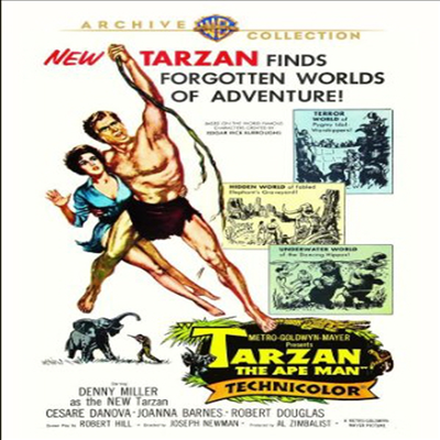 Tarzan, the Ape Man (1959) (타잔) Tarzan, the Ape Man (1959) (타잔) (한글무자막)(DVD)(DVD-R)