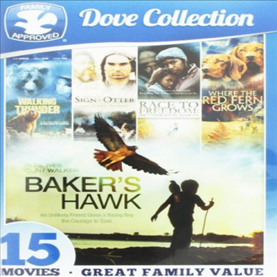 15 Movie Dove Family Collection: Baker&#39;s Hawk (베이커스 호크)(지역코드1)(한글무자막)(DVD)