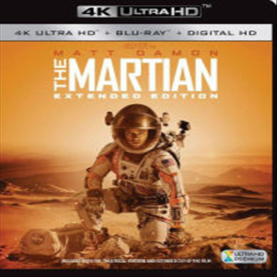 The Martian: Extended Edition (마션: 확장판) (한글무자막)(4K Ultra HD + Blu-ray + Digital HD)