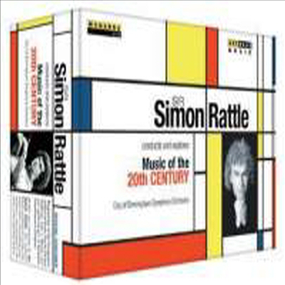 사이먼 래틀이 안내하는 20세기 음악의 역사 (Simon Rattle conducts and explores Music of the 20th Century) (5DVD Boxset) (2016)(DVD) - Simon Rattle