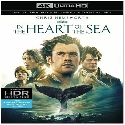 In The Heart Of The Sea (하트 오브 더 씨) (한글무자막)(4K Ultra HD + Blu-ray + Digital HD)