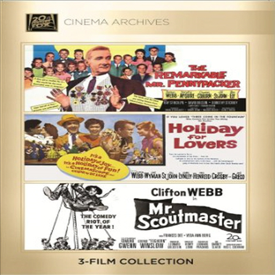 Clifton Webb Set (클리프톤 웹) (DVD-R)(한글무자막)(DVD)