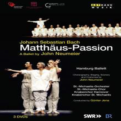 바흐: 마태 수난곡 - 발레 버전 (Bach: St. Matthew Passion BWV 244 - as a ballet version of John Neumeier) (3DVD Boxset)(DVD) - Peter Schreier