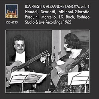 이다 프레스티와 알렉산드레 라고야의 녹음 4집 (Ida Presti & Alexandre Lagoya Recording Vol.4)(CD) - Ida Presti