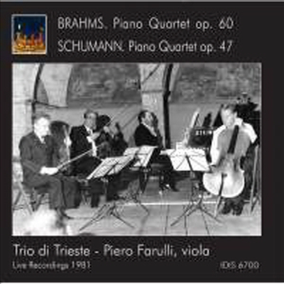 브람스 & 슈만: 피아노 사중주 (Brahms & Schumann: Piano Quartets)(CD) - Trio di Trieste