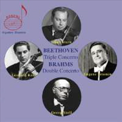 브람스: 이중 협주곡 &amp; 베토벤: 삼중 협주곡 (Brahms: Double Concerto &amp; Beethoven: Triple Concerto)(CD) - Georg Szell